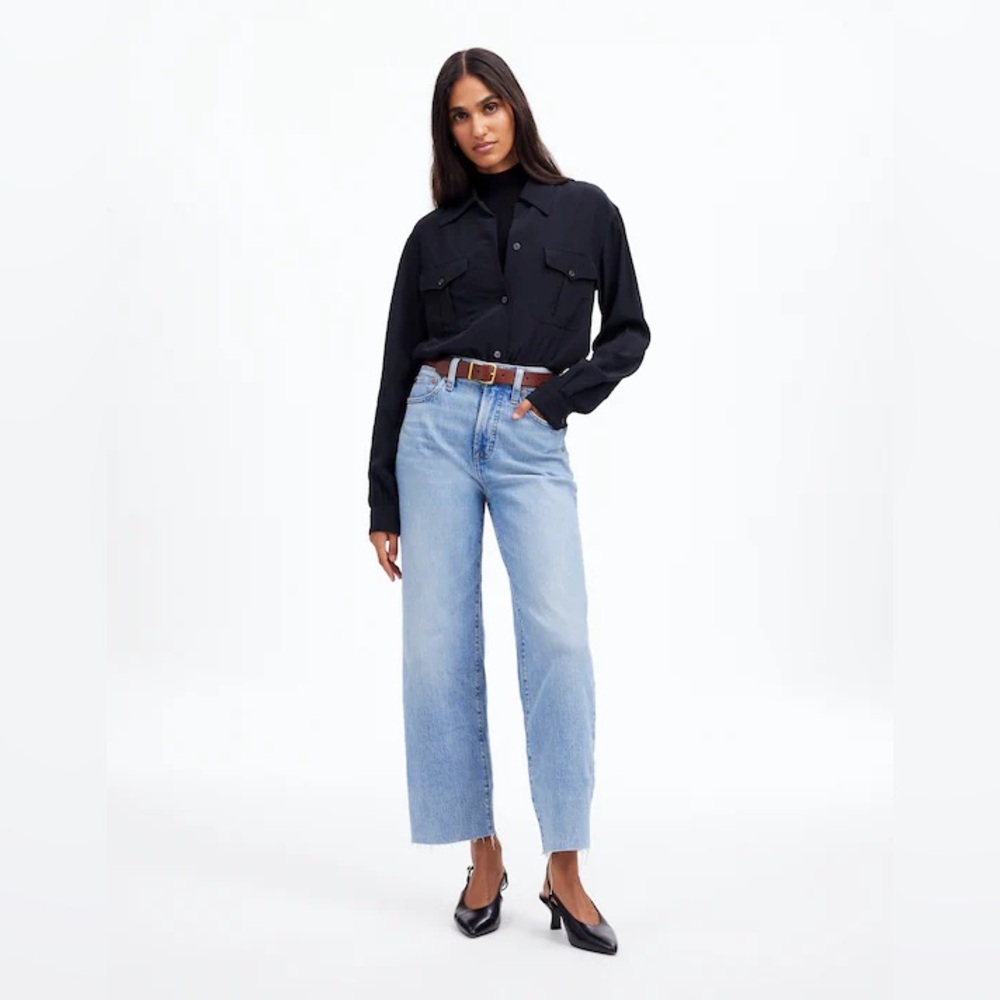 Madewell Perfect Vintage Wide Leg Crop Jean